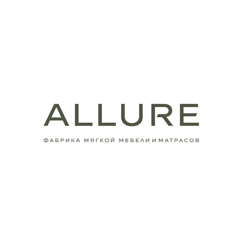 Логотип ALLURE - Фабрика мягкой мебели и матрасов